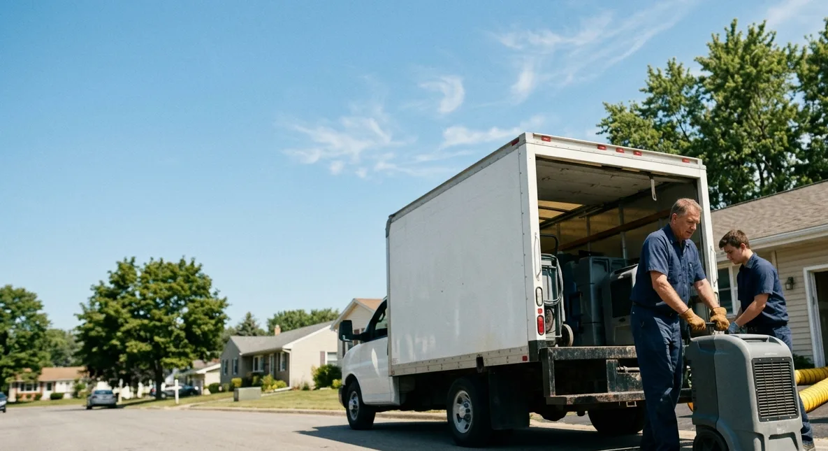 Water Damage Cleanup in Hazleton, IN near me